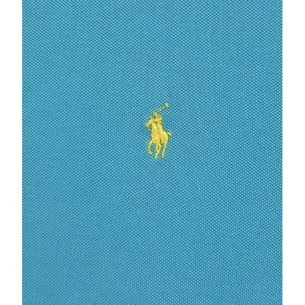 Polo‎ Ralph Lauren Classic Fit Short Sleeve Polo Shirt Baby Blue Men's 2XL